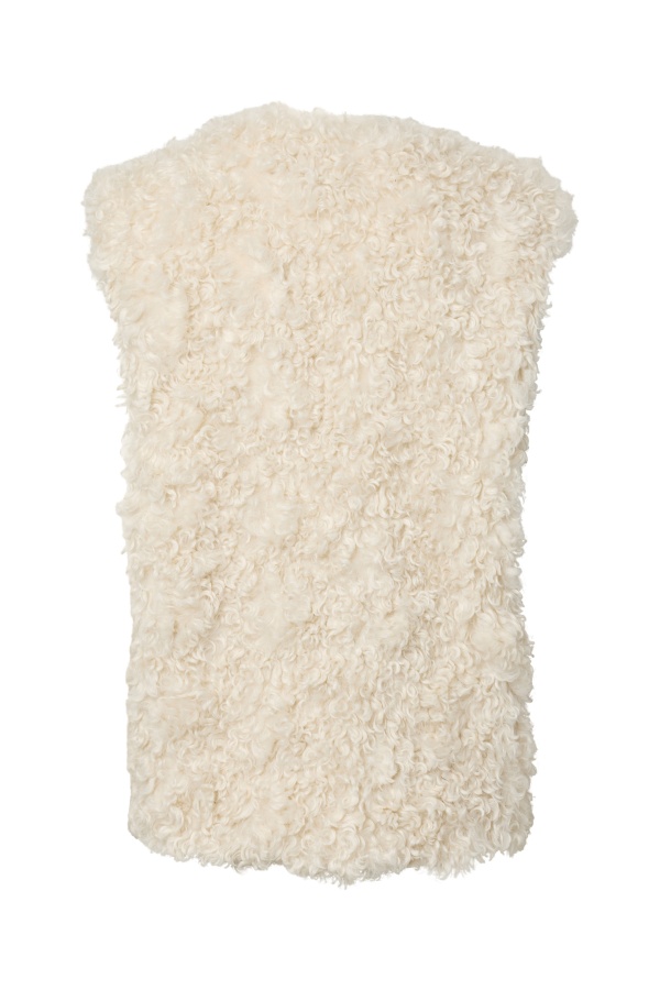 Gilet Fluffy Birch PCEVELYN PIECES - 1 | TOP 2